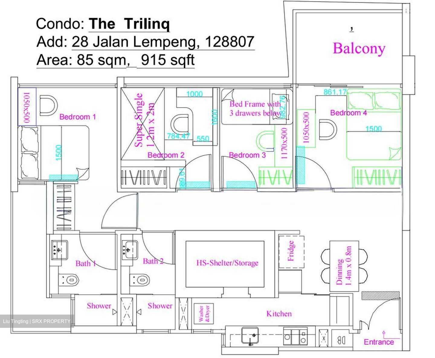 The Trilinq (D5), Condominium #600259971